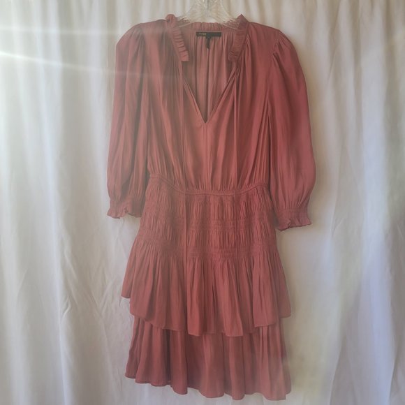 Maje Terra Cotta Dress - Picture 6 of 6